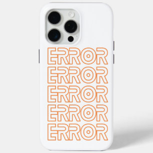error iPhone 15 pro max case