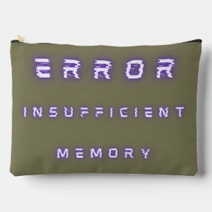 error insufficient memory accessory pouch