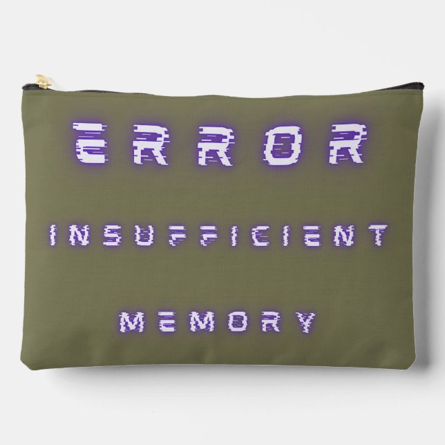 error insufficient memory accessory pouch (Front)
