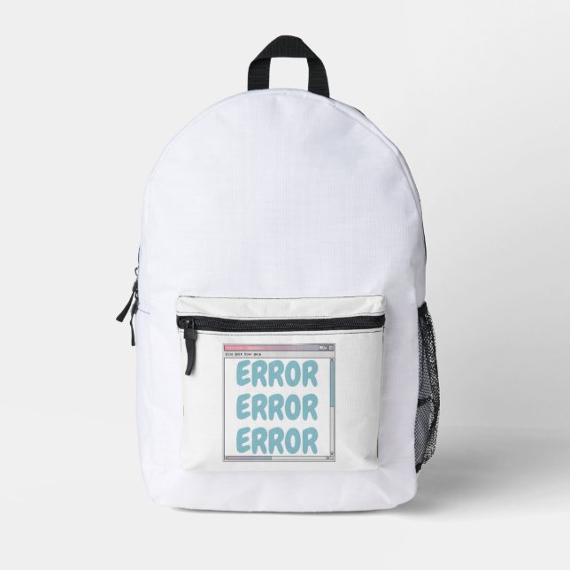 error printed backpack (Front)