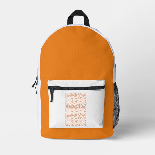 error printed backpack (Front)