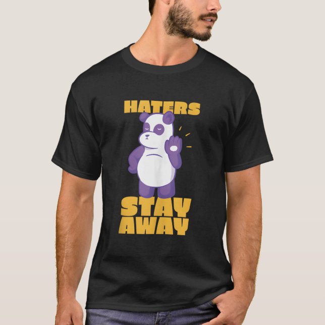 Ers Stay Away Panda T-Shirt (Front)