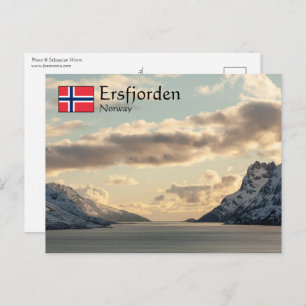Ersfjorden Norway Postcard