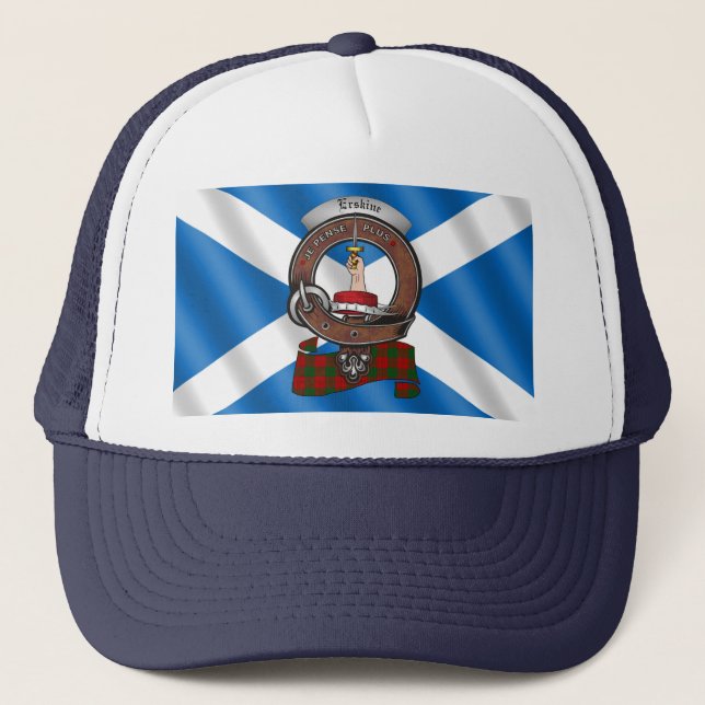 Erskine Clan Badge Trucker Hat (Front)