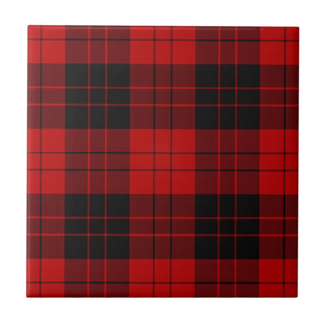 Erskine Paton Tartan Ceramic Tile (Front)