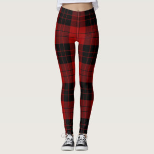 Erskine (Paton) Tartan Scottish Plaid Pattern Leggings