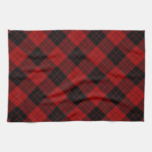 Erskine (Paton) Tartan Scottish Plaid Pattern Tea Towel