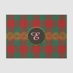 Erskine Tartan And Monogram Tissue Paper