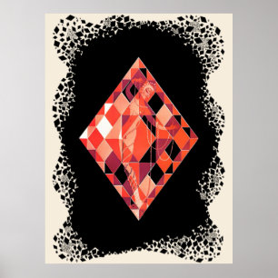 Erté - Aces Suite, Diamond Poster