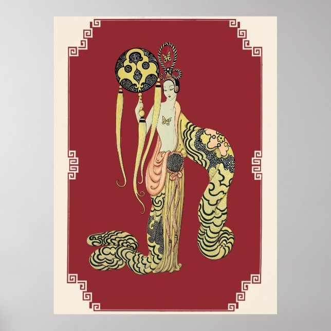 Erté - Asian Princess Suite, Bamboo Poster (Front)