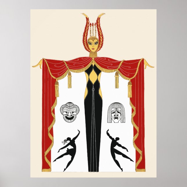 Erté - Broadway's in Fashion Poster (Front)