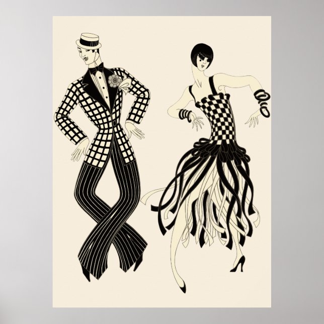Erté - Charleston Couple Poster (Front)