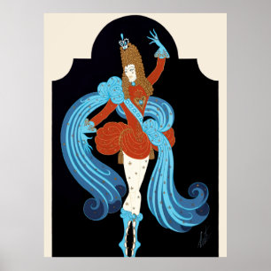 Erté - Costume For The Prince Charming  Poster