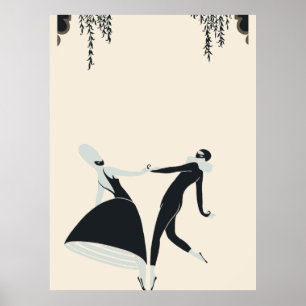Erté - Figures Dancing Poster