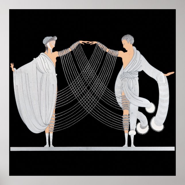 Erté - Love & Passion Suite, Marriage Dance Poster (Front)