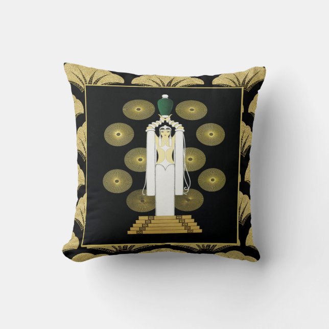 Erte - Maiden Cushion (Front)