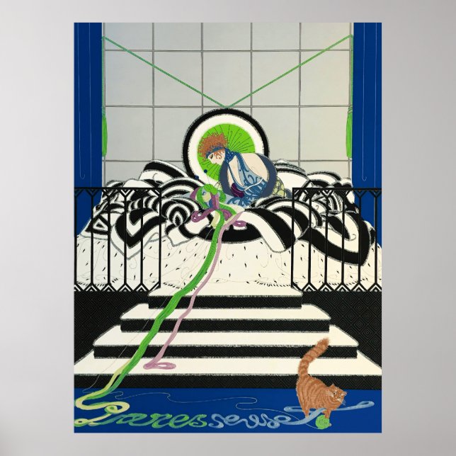 Erté - Paresseuse, 1980 Poster (Front)