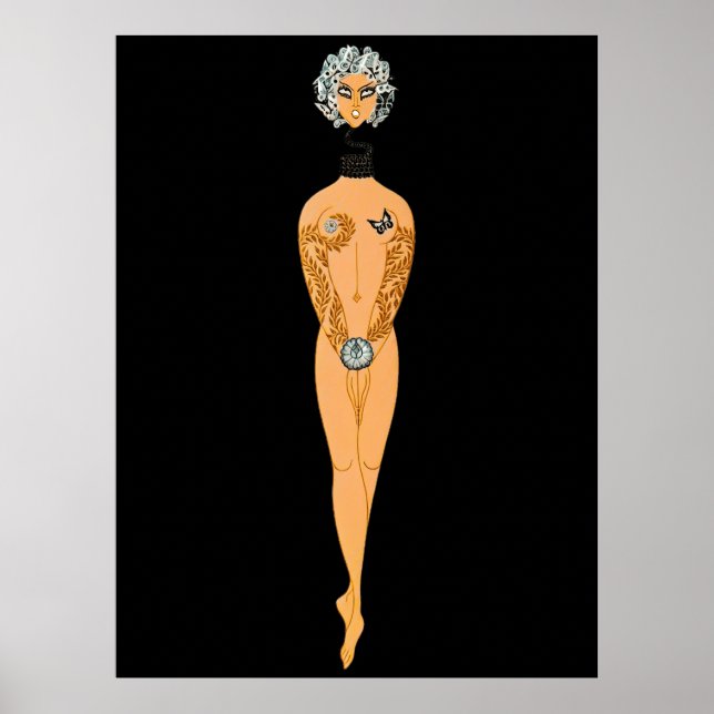 Erté - The Letter I from the Alphabet Suite, 1976 Poster (Front)