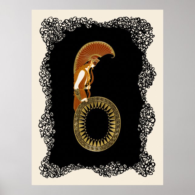 Erté - The Numerals Suite, The Number 6 Poster (Front)