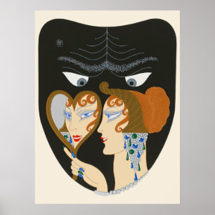 Erté - The Seven Deadly Sins Suite, Envy Poster