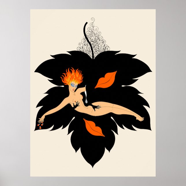 Erté - The Seven Deadly Sins Suite, Lust Poster (Front)
