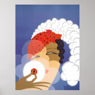 Erté - The Twenties Remembered Again Suite, MakeUp Poster