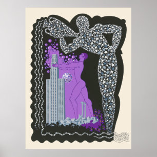 Erté - The Zodiac Suite, Aquarius Poster