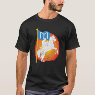 Ertugrul Gazi Riding Horse Kayi Flag Ertugrul Bey  T-Shirt