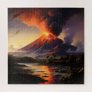 Erupting Volcano Jigsaw Puzzle