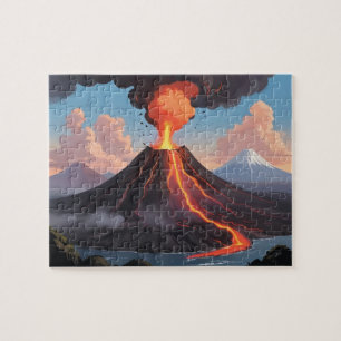 Erupting Volcano Kids Jigsaw Puzzle