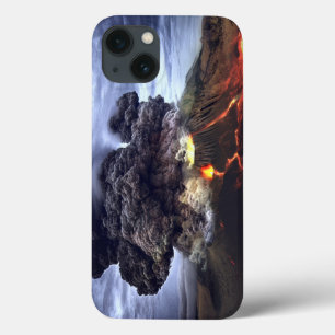 Erupting Volcano on Mountain iPhone 13 Case