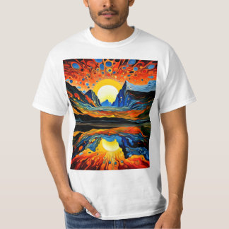 Eruption beyond the sunset 1 T-Shirt
