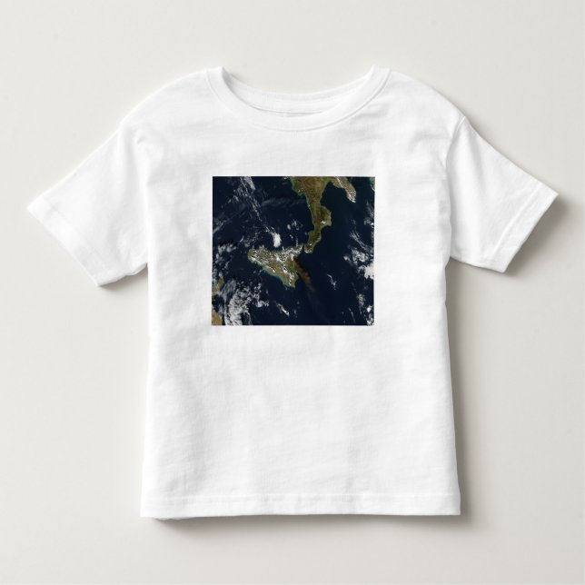 Eruption of Mt Etna in Sicily Toddler T-Shirt (Front)