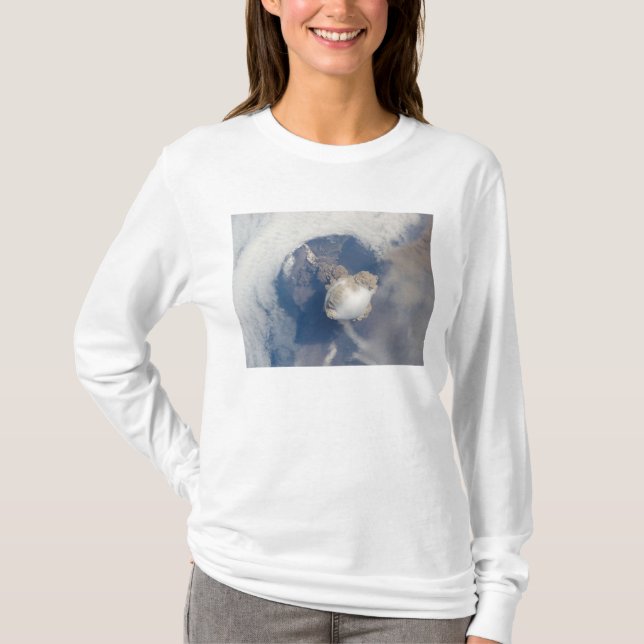 Eruption of Sarychev volcano 2 T-Shirt (Front)
