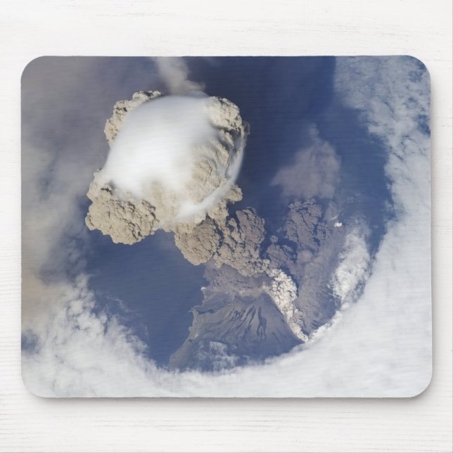 Eruption of Sarychev volcano Mouse Pad (Front)