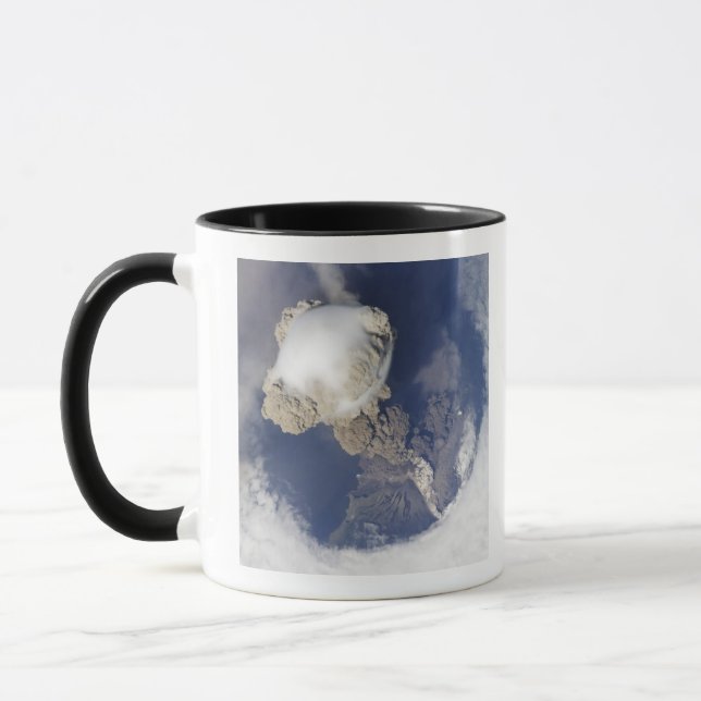 Eruption of Sarychev volcano Mug (Left)