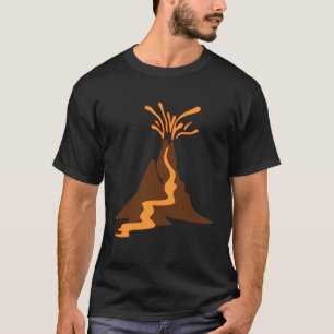 Eruption Volcano Halloween Costume Dress Up Cospla T-Shirt