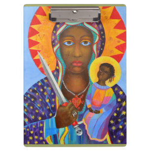 Erzulie Dantor Black Madonna Voodoo Lwa Clipboard