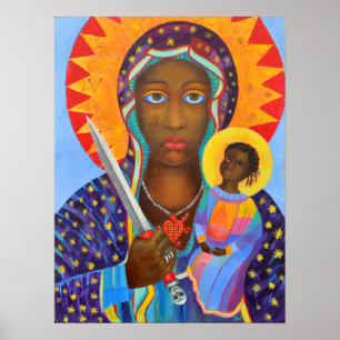 Erzulie Dantor Voodoo New Orleans Haitian Haiti Poster