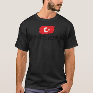 Erzurum City Turkey Vacation Town Turkish Trip Wom T-Shirt