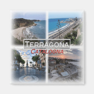 ES0128 Europe, Spain, Catalogna, Terragona, Fridge Magnet