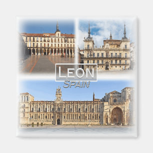 ES0131 Europe, Spain, Leon, Fridge Magnet