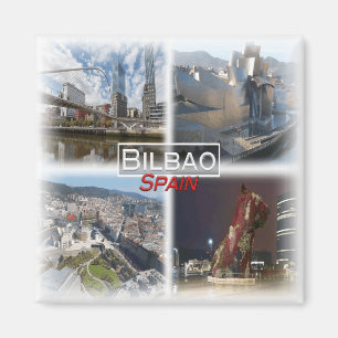 ES0135 Europe, Spain Bilbao, Fridge Magnet