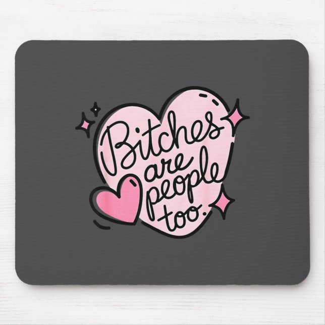 Es Are People Too Funny Humor Quote  Mouse Pad (Front)