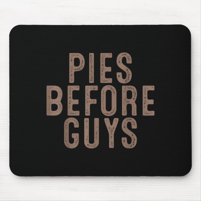 Es Before Guys Funny Thanksgiving Dinner Women Men Mouse Pad (Front)