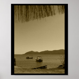 Es Canar Ibiza Tint Sticker  Poster