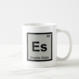 Es - Empire State New York Chemistry Symbol Coffee Mug