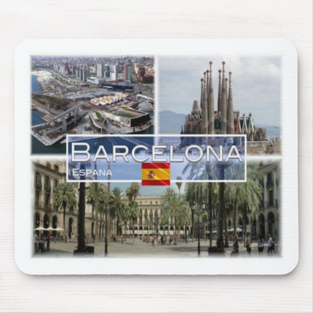 ES Espana - Spain - Barcelona - Sagrada Familia - Mouse Pad (Front)