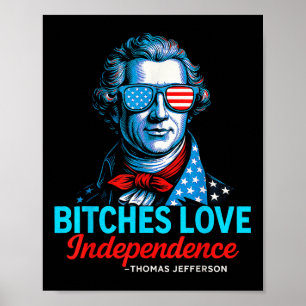 Es Love Independence Day 4th Of July Thomas Jeffer Poster