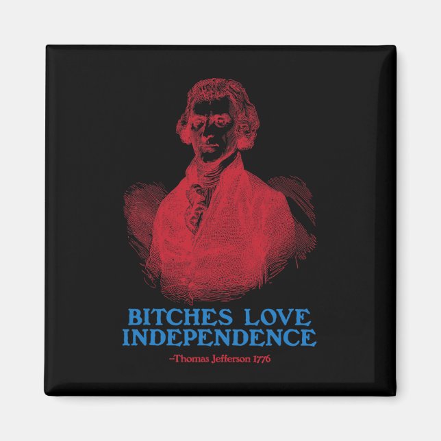 Es Love Independence Founding Fathers Funny 4th Of Magnet (Front)